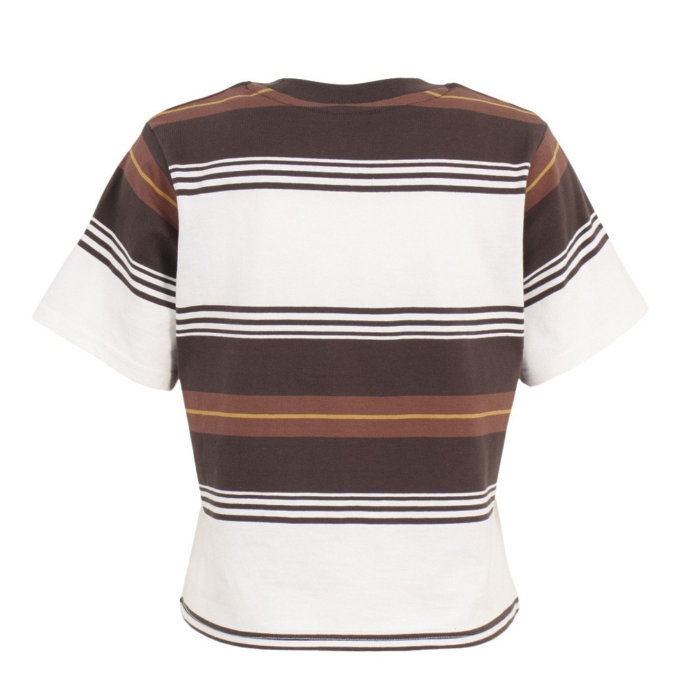 ハーレー（HURLEY）（レディース）CROP BORDER 半袖Tシャツ 24 WSS2320043-BRW