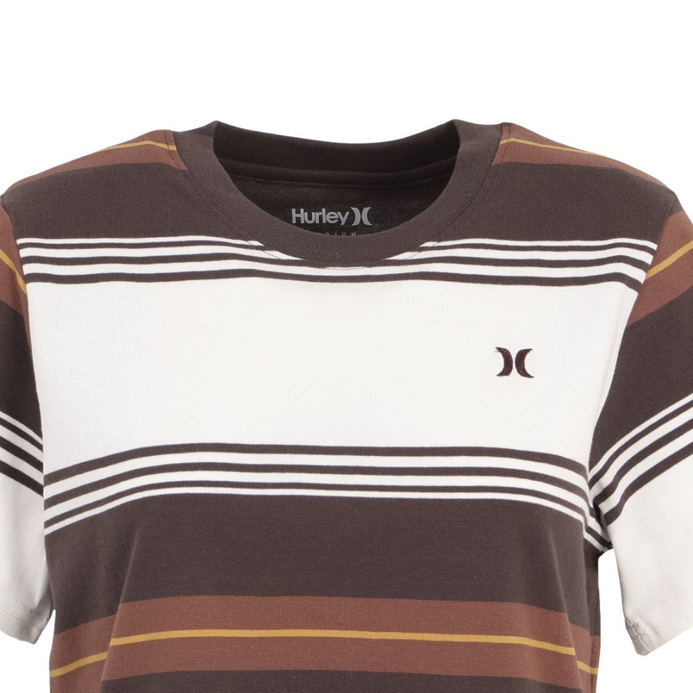 ハーレー（HURLEY）（レディース）CROP BORDER 半袖Tシャツ 24 WSS2320043-BRW