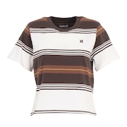 (レディース)CROP BORDER 半袖Tシャツ 24 WSS2320043-BRW