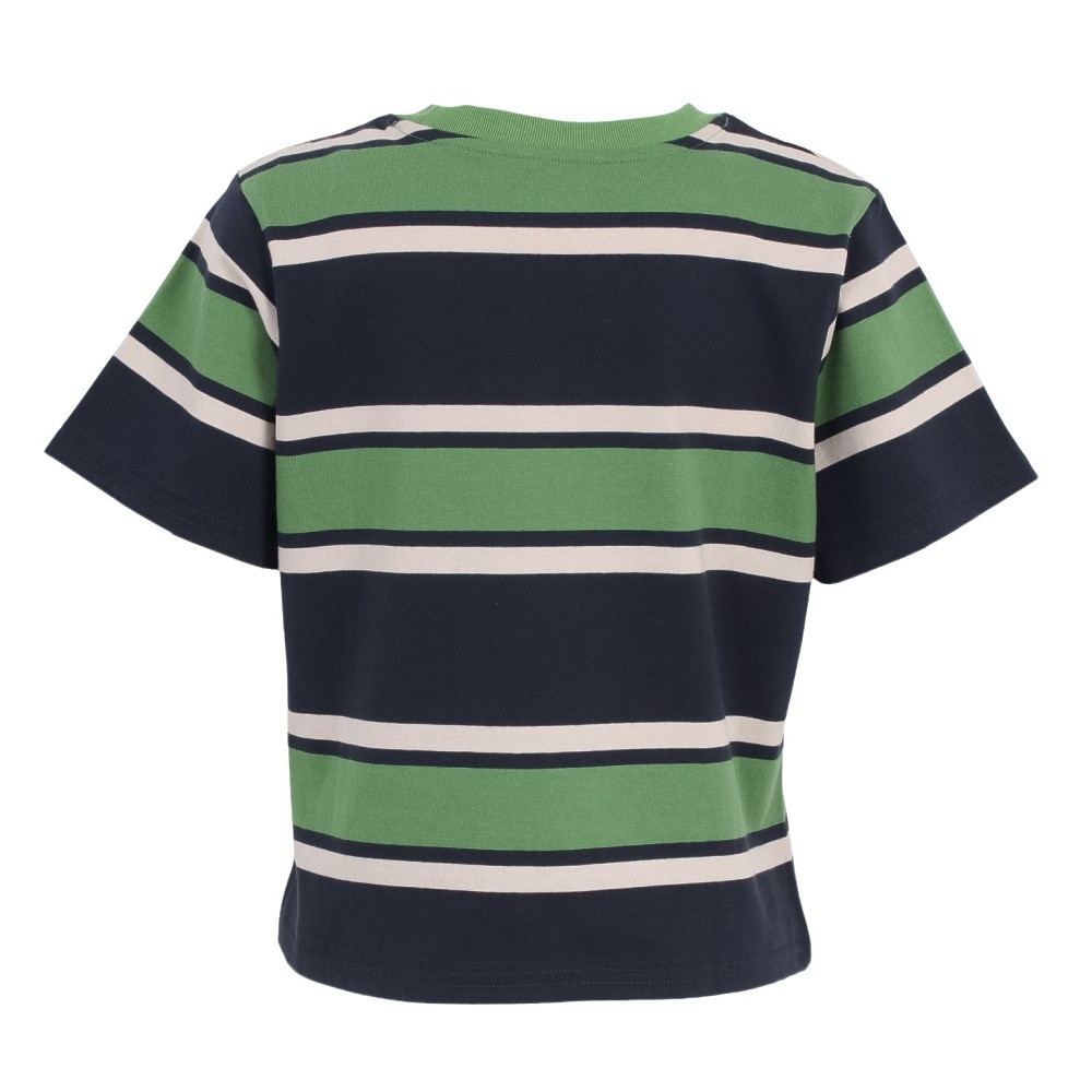 ハーレー（HURLEY）（レディース）CROP BORDER 半袖Tシャツ 24 WSS2320043-GRN