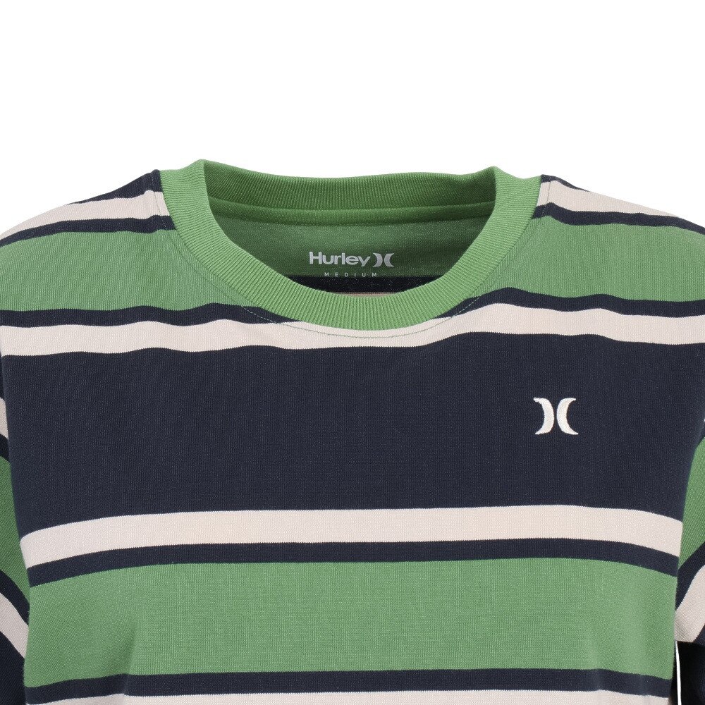 ハーレー（HURLEY）（レディース）CROP BORDER 半袖Tシャツ 24 WSS2320043-GRN
