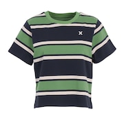 (レディース)CROP BORDER 半袖Tシャツ 24 WSS2320043-GRN