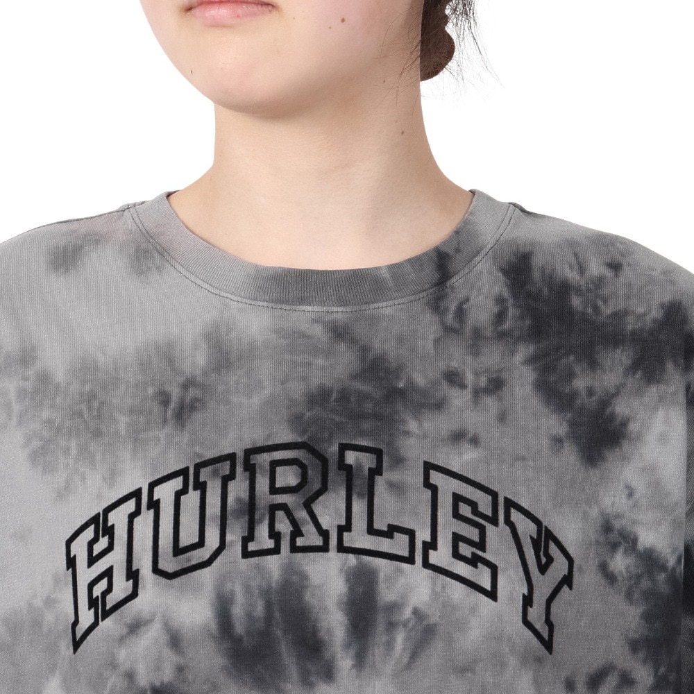 ハーレー（HURLEY）（レディース）ARC ロゴ CROP 半袖Tシャツ WSS2421021-BLKT