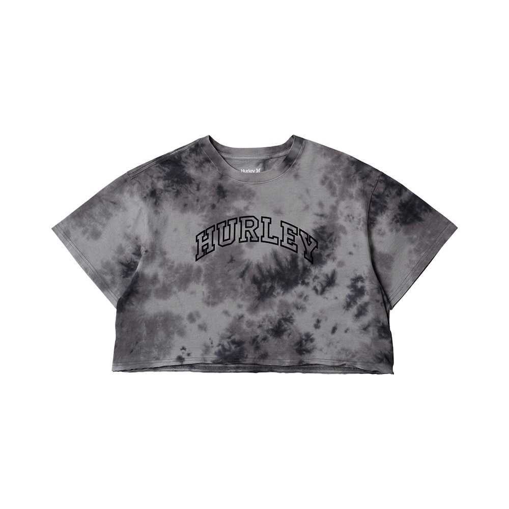 ハーレー（HURLEY）（レディース）ARC ロゴ CROP 半袖Tシャツ WSS2421021-BLKT