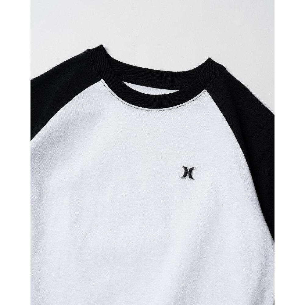 ハーレー（HURLEY）（レディース）ICON ラグラン 半袖Tシャツ WSS2421022-BLK