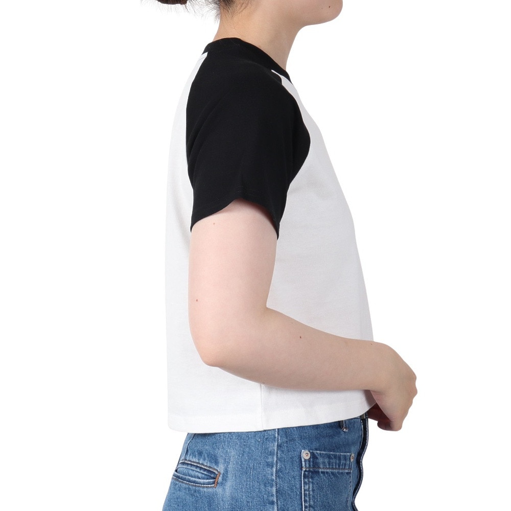 ハーレー（HURLEY）（レディース）ICON ラグラン 半袖Tシャツ WSS2421022-BLK
