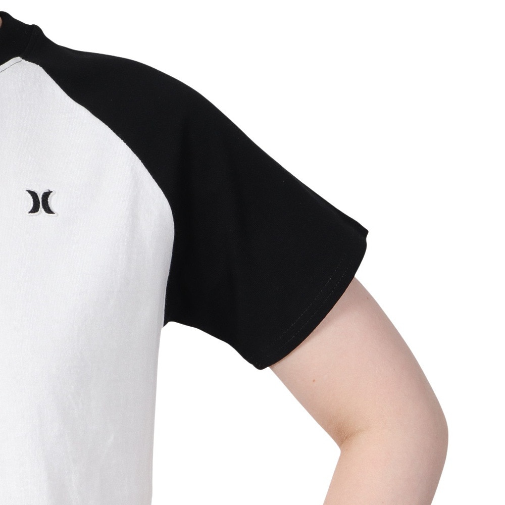 ハーレー（HURLEY）（レディース）ICON ラグラン 半袖Tシャツ WSS2421022-BLK