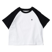 (レディース)ICON ラグラン 半袖Tシャツ WSS2421022-BLK