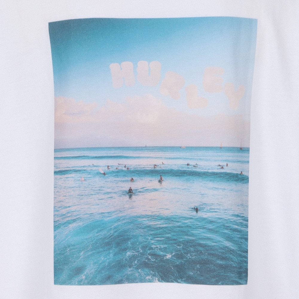 ハーレー（HURLEY）（レディース）OVRSZ SUNRISE SURF 半袖Tシャツ 24 WSS2421023-WHT