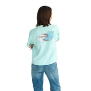 (レディース)半袖Tシャツ ドロップショルダー ヘリテージロゴ HANGLOOSE 25SURST252042MIN
