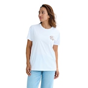 (レディース)スクエア ロゴ BOYFIT 半袖Tシャツ BF01C201 NUT