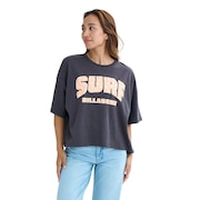 (レディース)SURF WIDE クロップド半袖Tシャツ BF01C204 OFB