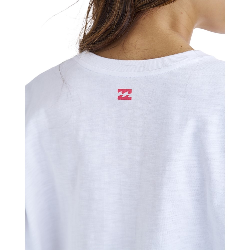 ビラボン（BILLABONG）（レディース）SURF WIDE クロップド半袖Tシャツ BF01C204 WHT