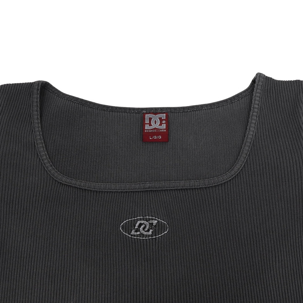 ディーシーシューズ（DC SHOES）（レディース）25 TELECO SQUARENECK 半袖Tシャツ 25SULST252306BKP