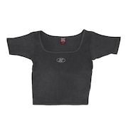 (レディース)25 TELECO SQUARENECK 半袖Tシャツ 25SULST252306BKP