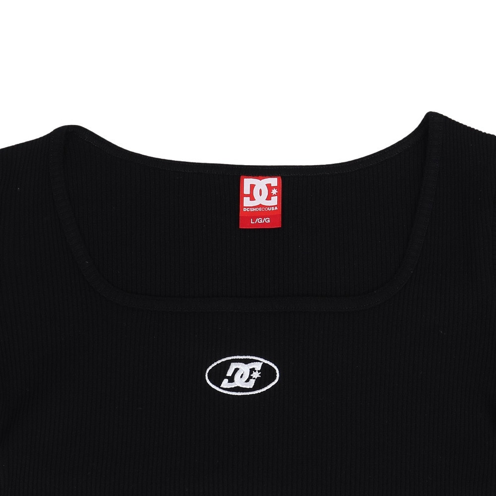 ディーシーシューズ（DC SHOES）（レディース）25 TELECO SQUARENECK 半袖Tシャツ 25SULST252306BLK