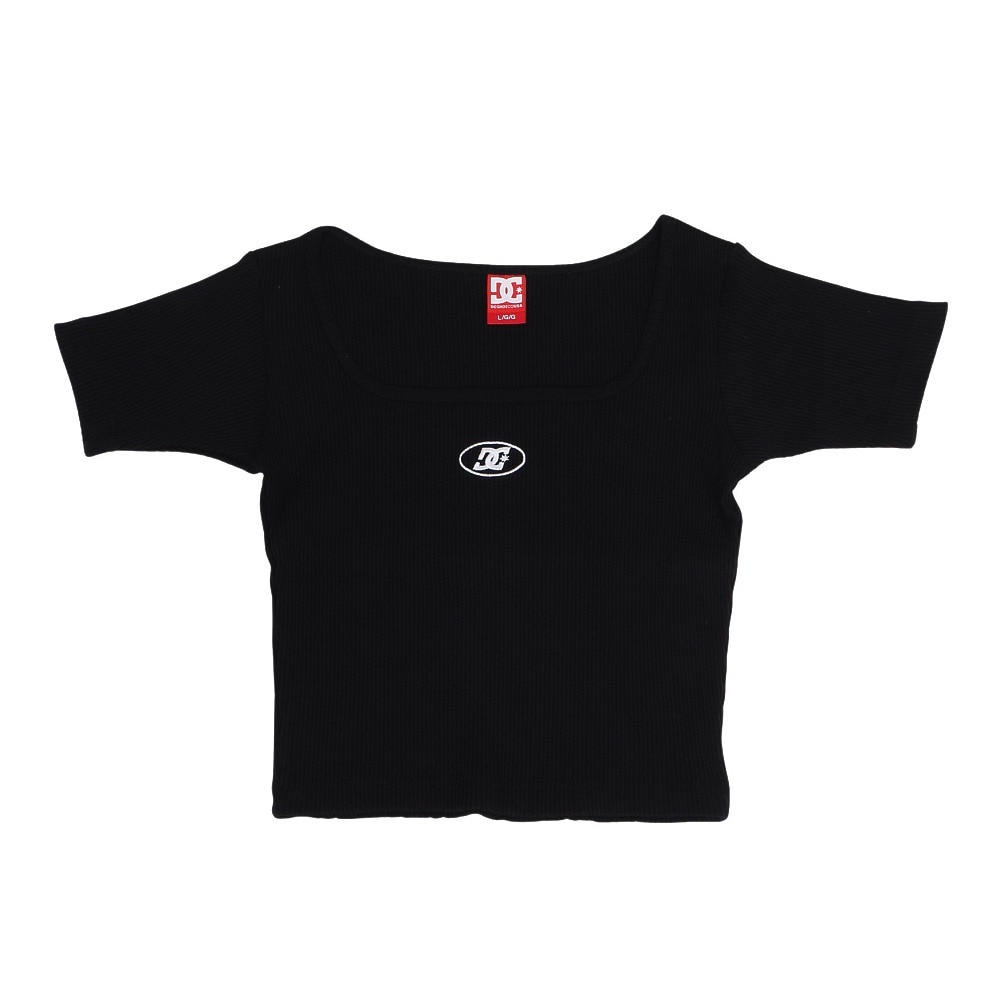 ディーシーシューズ（DC SHOES）（レディース）25 TELECO SQUARENECK 半袖Tシャツ 25SULST252306BLK