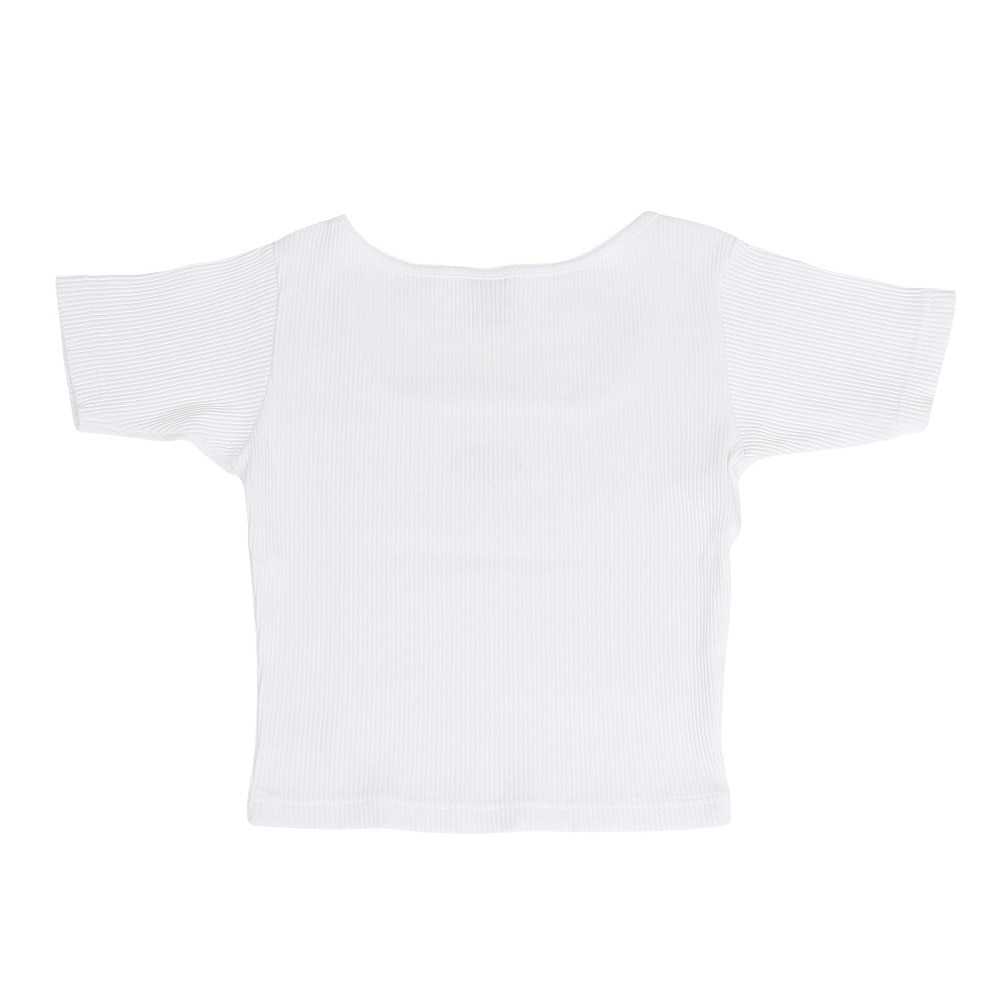 ディーシーシューズ（DC SHOES）（レディース）25 TELECO SQUARENECK 半袖Tシャツ 25SULST252306WHT