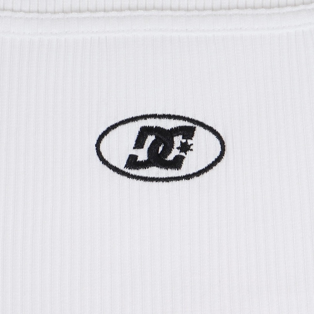 ディーシーシューズ（DC SHOES）（レディース）25 TELECO SQUARENECK 半袖Tシャツ 25SULST252306WHT