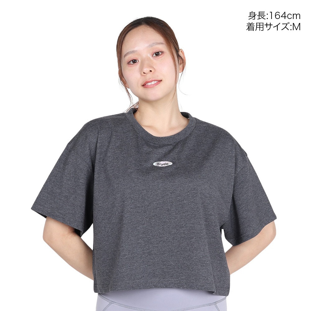 スライド（SLYDE）（レディース）ロゴ 半袖Tシャツ SL2025SSL-APP001C.GRY