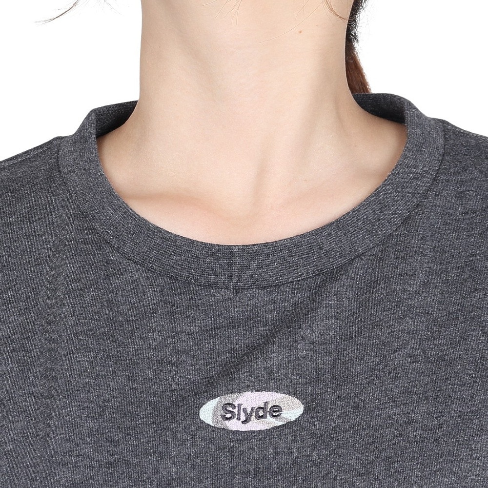 スライド（SLYDE）（レディース）ロゴ 半袖Tシャツ SL2025SSL-APP001C.GRY