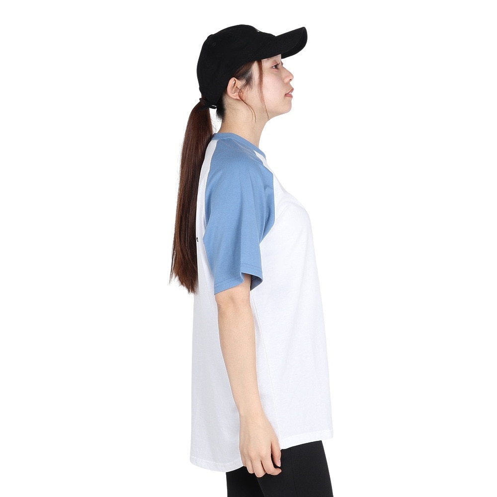 スライド（SLYDE）（レディース）ロゴ 半袖 ラグラン Tシャツ SL2025SSL-APP002BLU