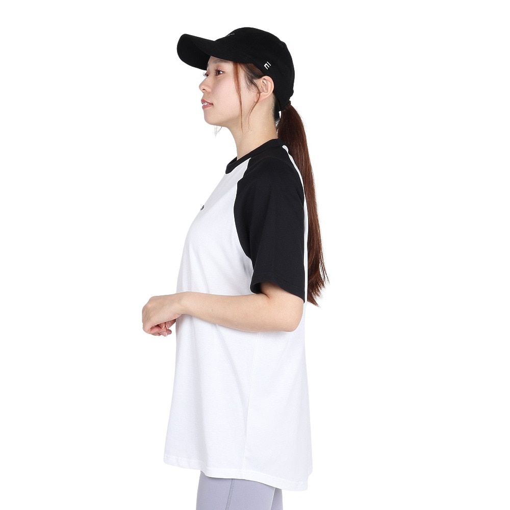 スライド（SLYDE）（レディース）ロゴ 半袖 ラグラン Tシャツ SL2025SSL-APP002WHT