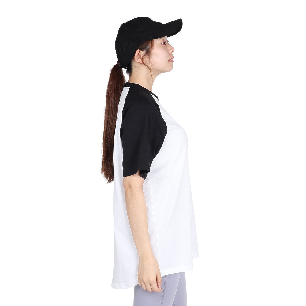スライド（SLYDE）（レディース）ロゴ 半袖 ラグラン Tシャツ SL2025SSL-APP002WHT