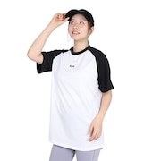(レディース)ロゴ 半袖 ラグラン Tシャツ SL2025SSL-APP002WHT