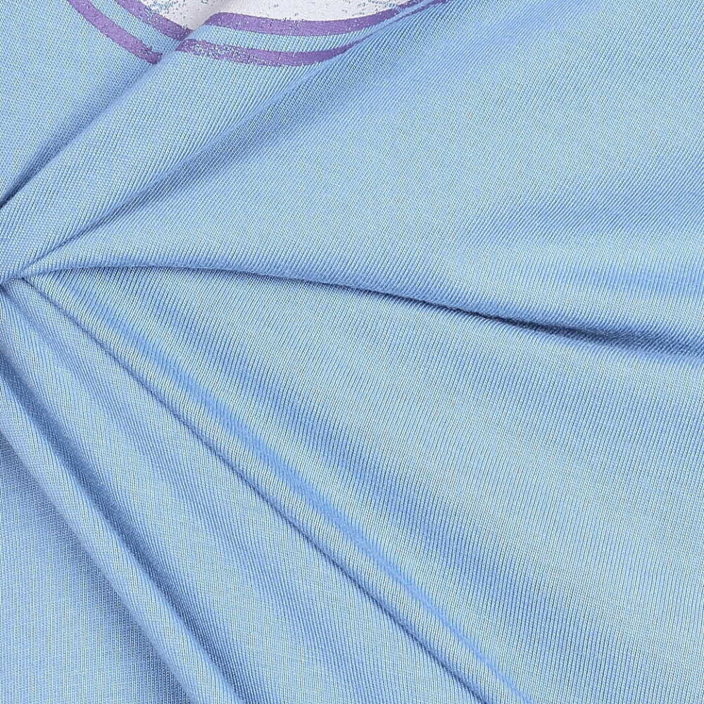 スライド（SLYDE）（レディース）ロゴ 半袖 スリット Tシャツ SL2025SSL-APP003BLU