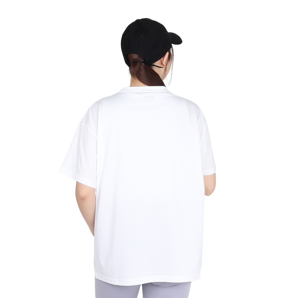 スライド（SLYDE）（レディース）ロゴ 半袖 スリット Tシャツ SL2025SSL-APP003WHT