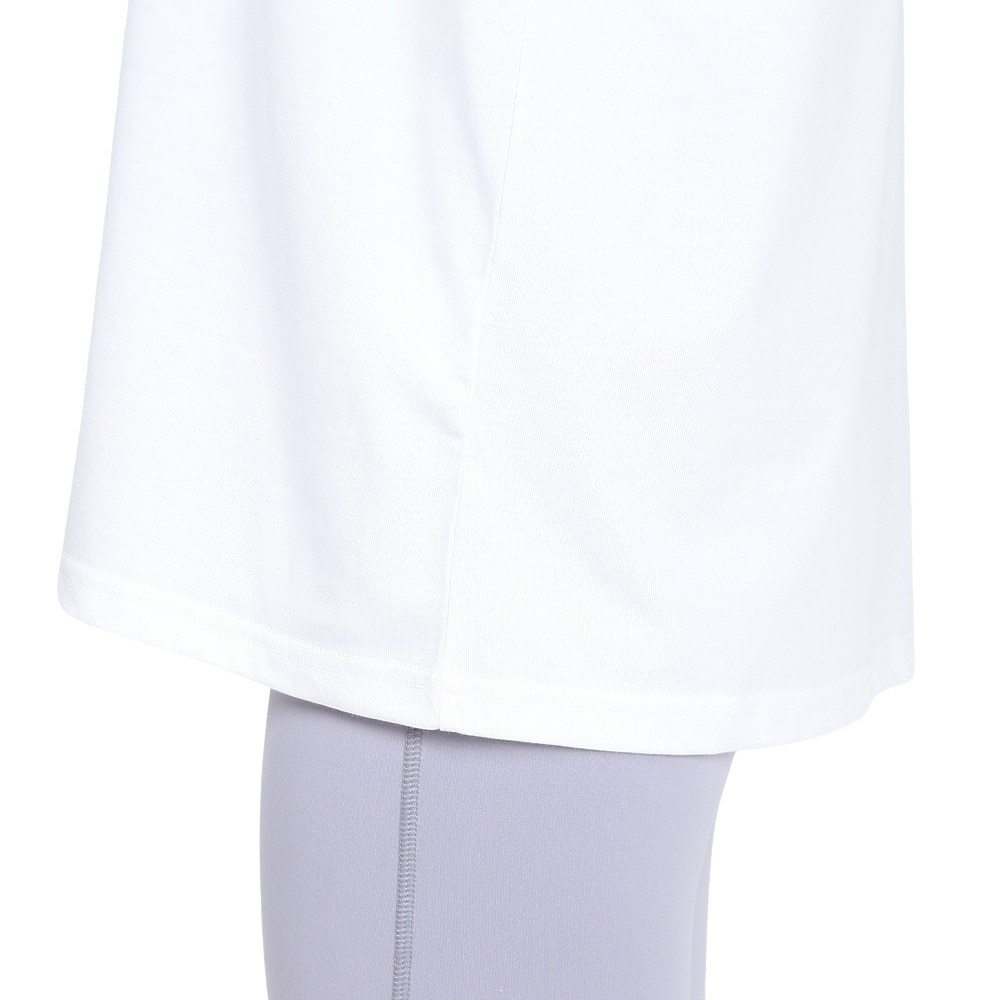 スライド（SLYDE）（レディース）ロゴ 半袖 スリット Tシャツ SL2025SSL-APP003WHT