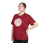 (レディース)ロゴ 半袖 スリット Tシャツ SL2025SSL-APP003WIN