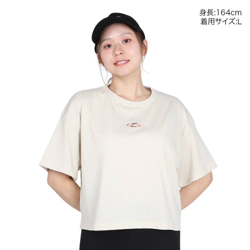 スライド（SLYDE）（レディース）ロゴ 半袖Tシャツ SL2025SSL-APP001IVY