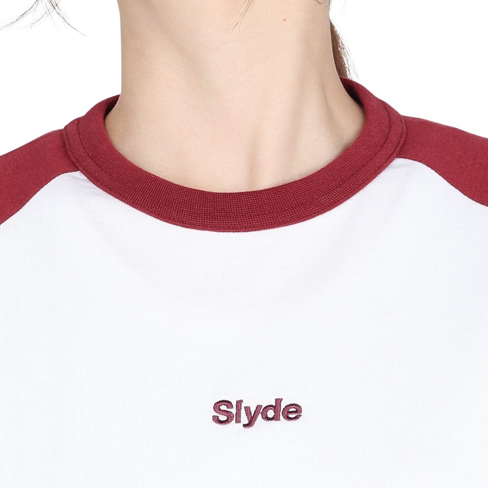 スライド（SLYDE）（レディース）ロゴ 半袖 ラグラン Tシャツ SL2025SSL-APP002WIN