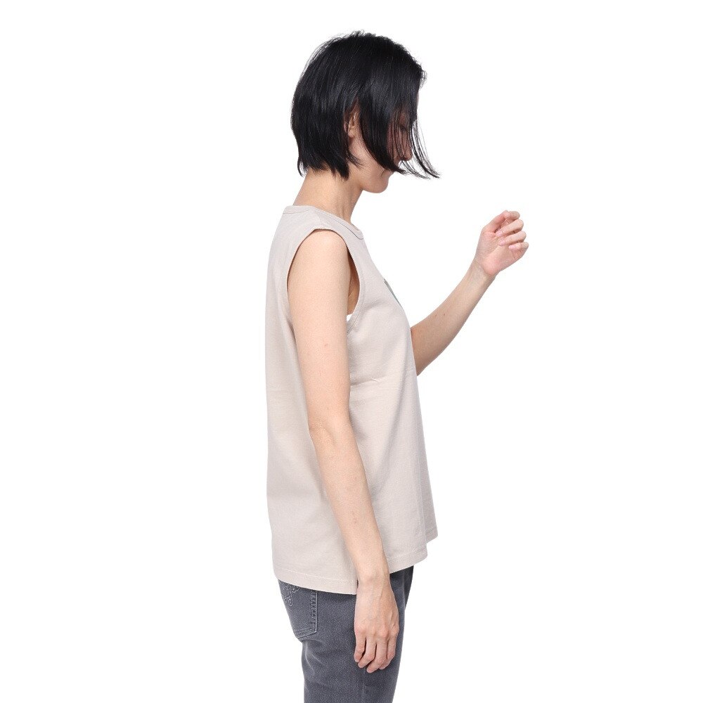 SLYDE（SLYDE）（レディース）ポケット付きノースリーブシャツ SLYL026-BGE