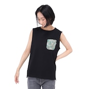 SLYDE(SLYDE)(レディース)ポケット付きノースリーブシャツ SLYL026-BLK2