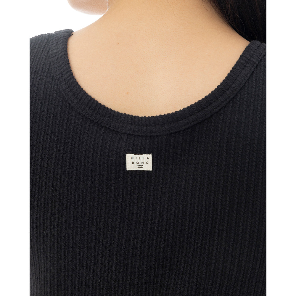 ビラボン（BILLABONG）（レディース）JACQUARD リブ タンクトップ BF013363 BLK