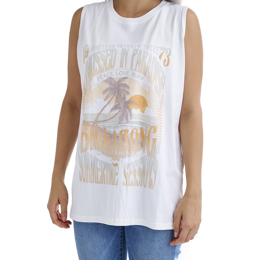 ビラボン（BILLABONG）（レディース）グラフィック ルーズ タンクトップ BF01C360 SCS