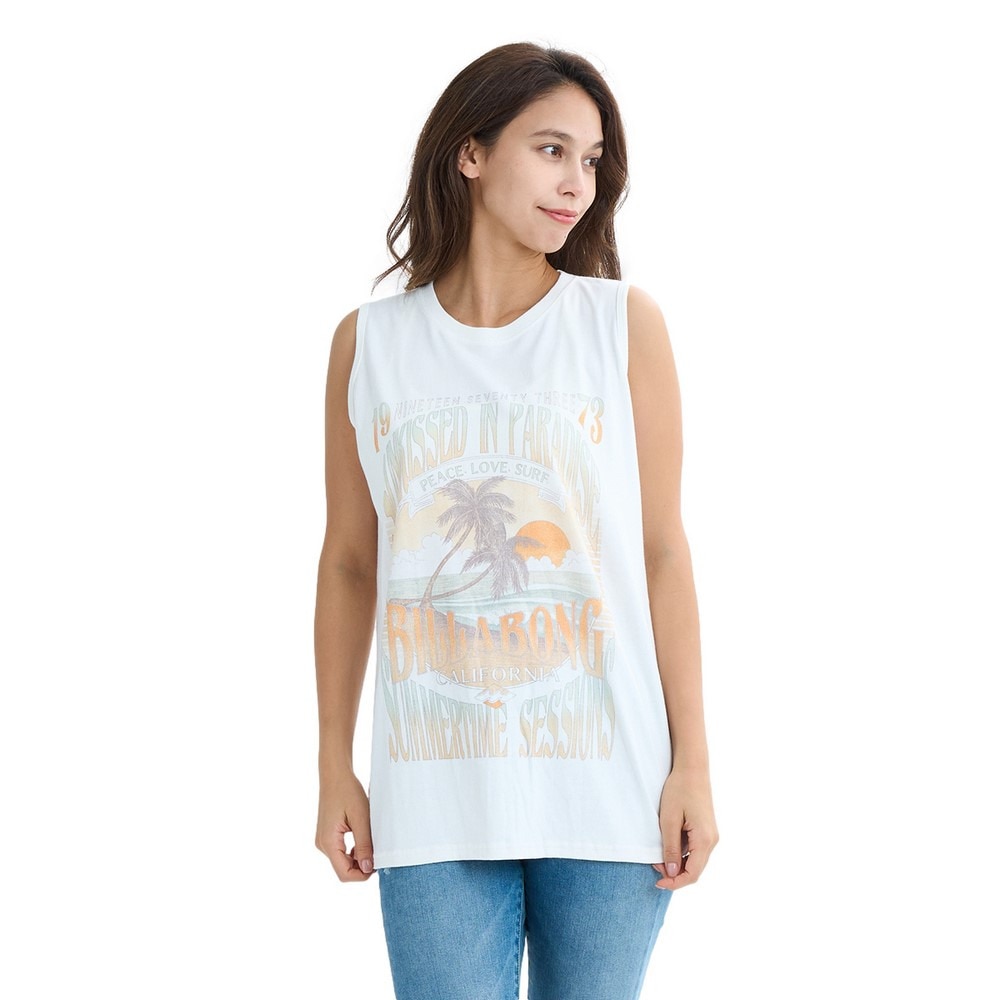 ビラボン（BILLABONG）（レディース）グラフィック ルーズ タンクトップ BF01C360 SCS