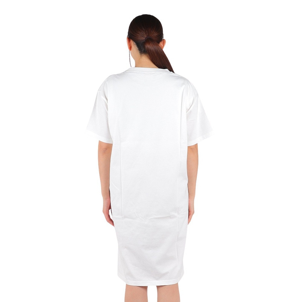 スライド（SLYDE）（レディース）半袖Tシャツ レディース ワンピース BACK LOGO SL2023SSL-APP001WHT