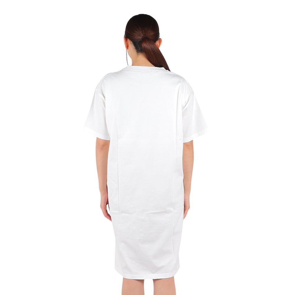 スライド（SLYDE）（レディース）半袖Tシャツ レディース ワンピース BACK LOGO SL2023SSL-APP001WHT