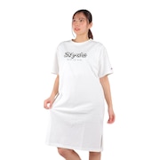 スライド（SLYDE）（レディース）半袖Tシャツ レディース ワンピース BACK LOGO SL2023SSL-APP001WHT