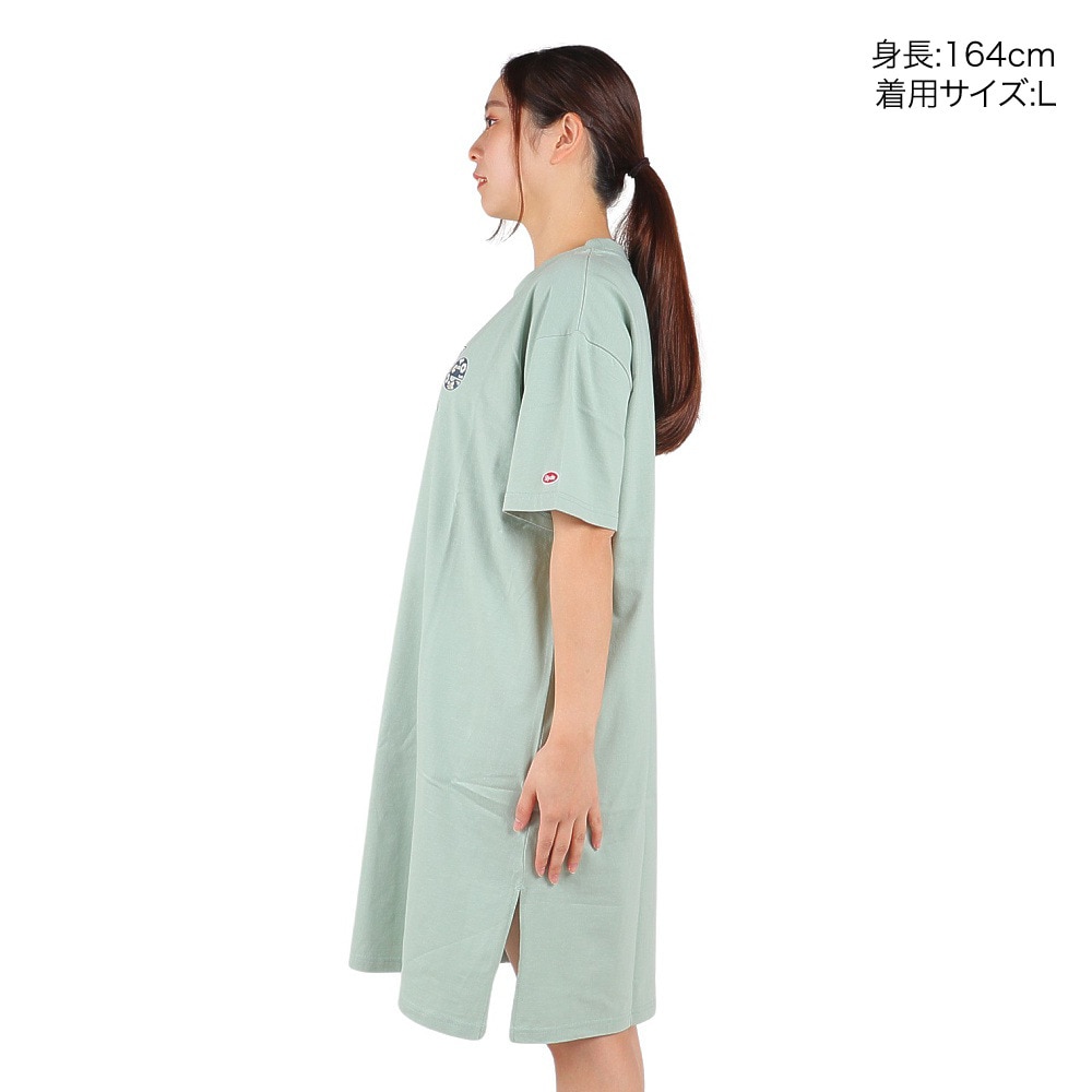 スライド（SLYDE）（レディース）半袖Tシャツ レディース ワンピース BACK LOGO SL2023SSL-APP001WKK