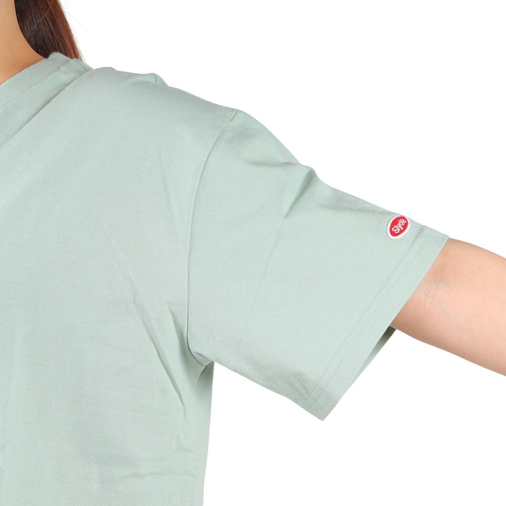 スライド（SLYDE）（レディース）半袖Tシャツ レディース ワンピース BACK LOGO SL2023SSL-APP001WKK