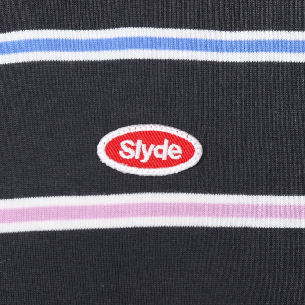 スライド（SLYDE）（レディース）半袖Tシャツ レディース ボーダー 3/4スリーブ SL2023SSL-APP003BLK