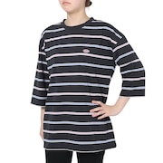 (レディース)半袖Tシャツ レディース ボーダー 3/4スリーブ SL2023SSL-APP003