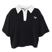 ロキシー（ROXY）（レディース）半袖ポロシャツ レディース SUNNY DAY POLO クロップド トップ RDK232032 BLK