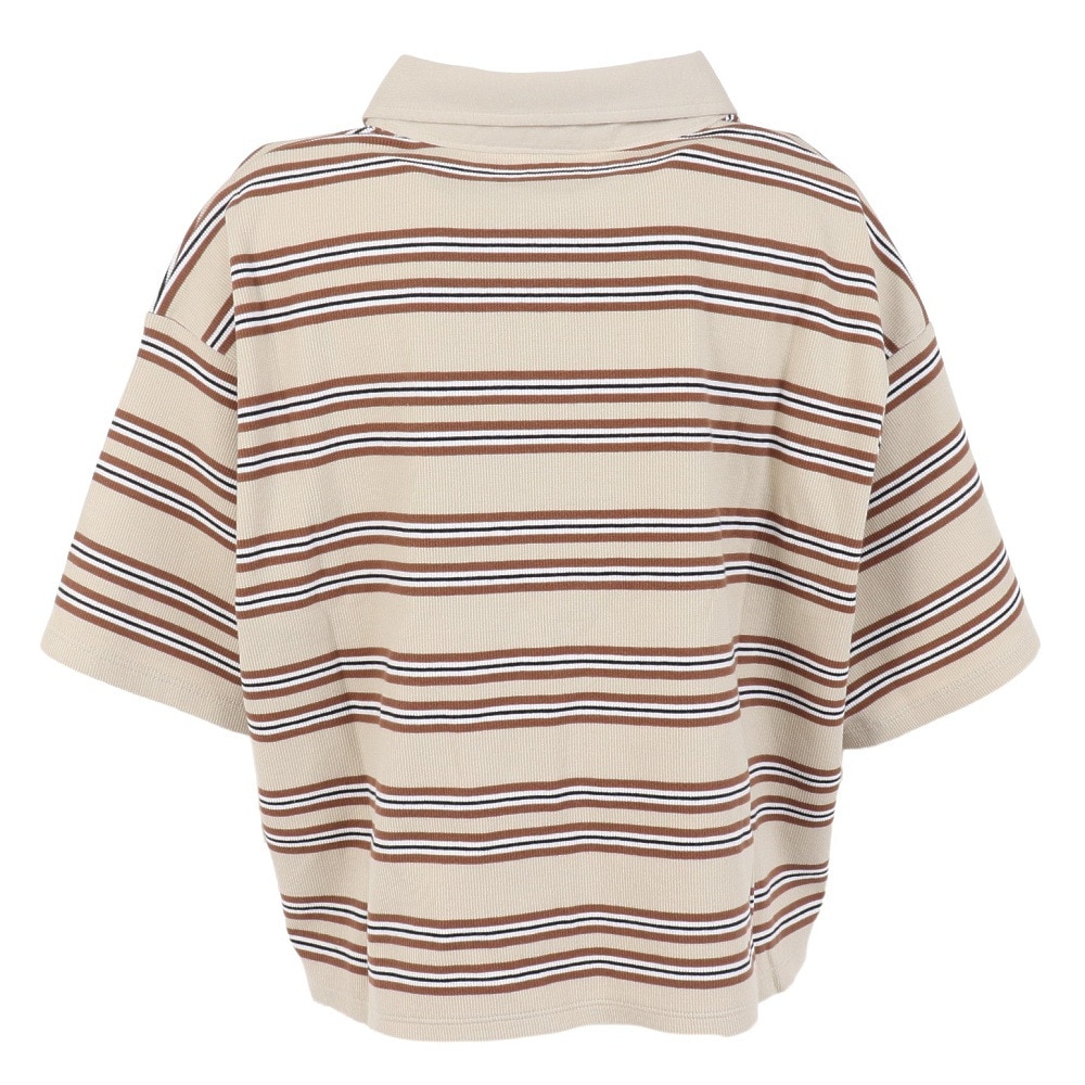 ロキシー（ROXY）（レディース）半袖ポロシャツ レディース SUNNY DAY POLO クロップド トップ RDK232032 GBO