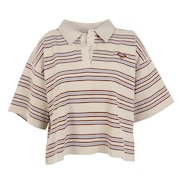(レディース)半袖ポロシャツ レディース SUNNY DAY POLO クロップド トップ RDK232032 GBO
